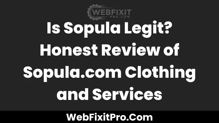 Is Sopula Legit