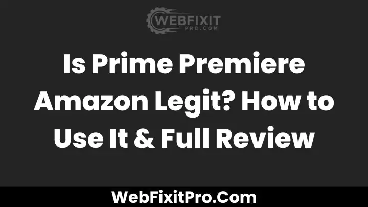 Prime Premiere Amazon