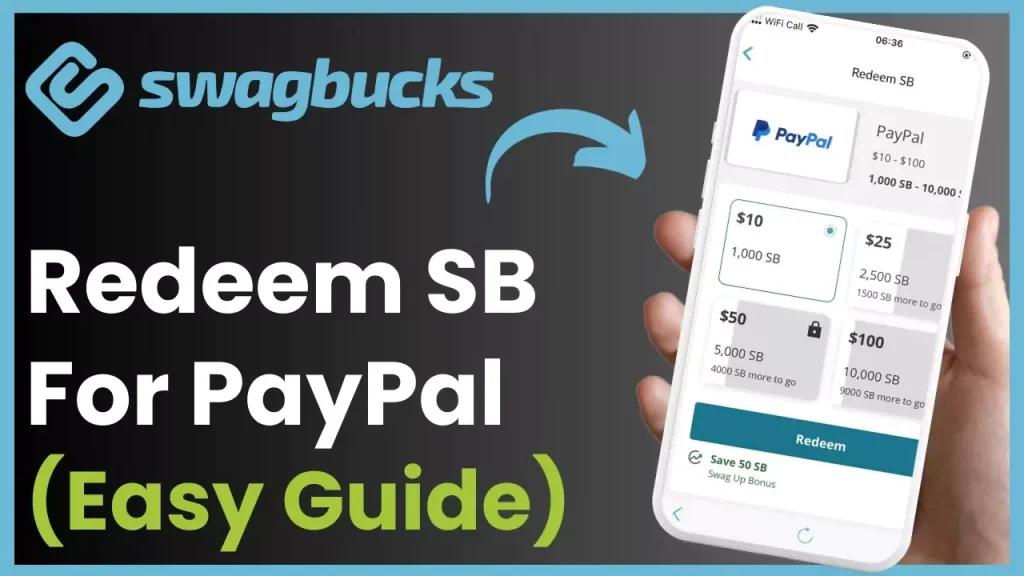 Swagbucks redeem